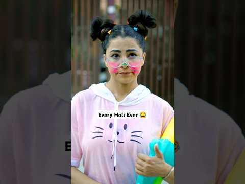 Every Holi Ever 😂 | Deep Kaur | #holi #holi2025 #holispecial #hololiveenglish #comedy #kids