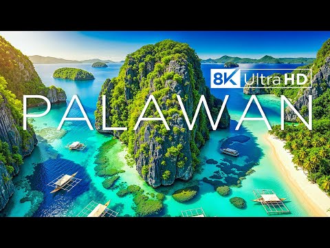 Palawan 8K Ultra HD - Stunning Footage Philippines, Scenic Relaxation Film with Calming Music