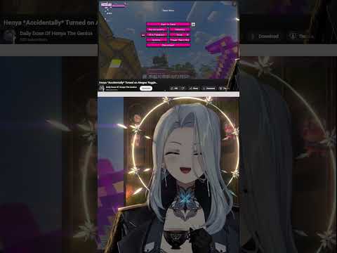 AmaLee Reacts to Henya's Ahegao Toggle  #vtuberclips #henyathegenius #vshojo #amalee