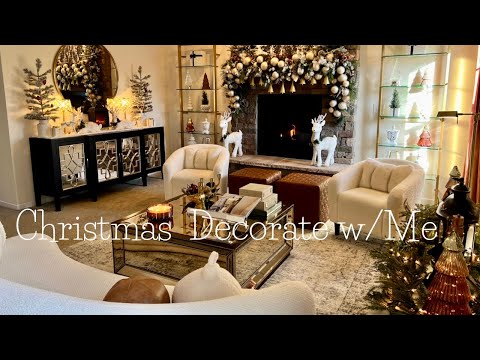 NEW** Neutral & Copper | LIVING ROOM CHRISTMAS DECORATING IDEAS 2023 | HERNEST FURNITURE