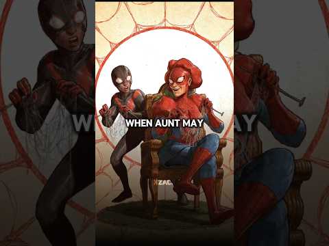 WHEN AUNT MAY BECAME SPIDER-MAN AND NOT PETER PARKER‼️