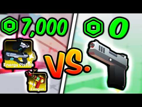 Can I BEAT PROS with a F2P NOOB LOADOUT? | RIVALS ROBLOX