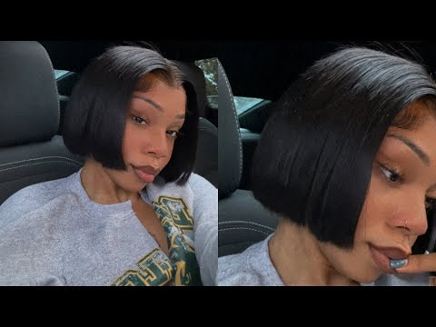 hair vlog: bob szn | ready to wear | crystal lace bob wig | preplucked & bleached | ft. genius wigs