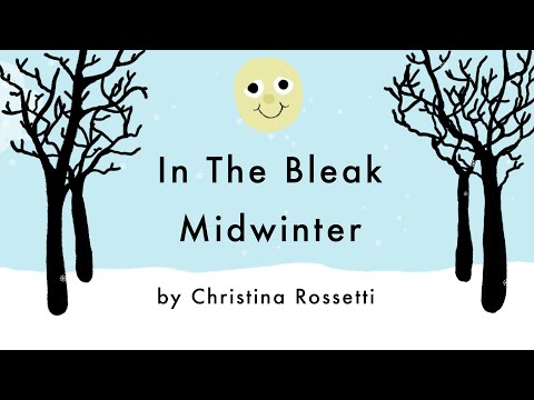 In The Bleak Midwinter - Christmas Carol Lyrics - Christina Rossetti Singalong Song