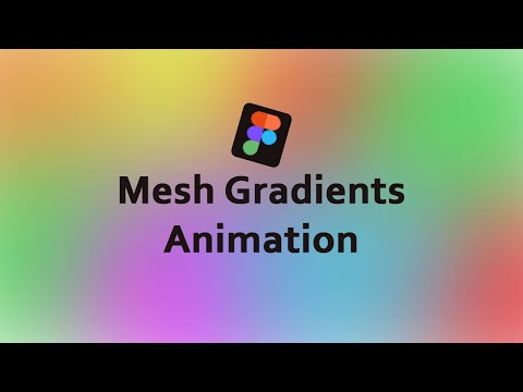 Figma Mesh Gradient Tutorial | Create Animated Backgrounds