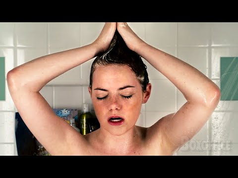 Before La La Land, Emma Stone was singing in the shower like everybody else | Easy A | CLIP