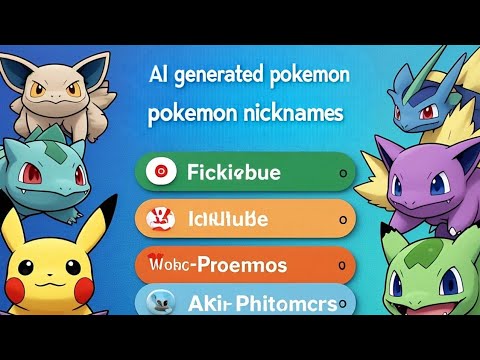 AI "Dad Joke" Pokemon Nicknames - Gen 1