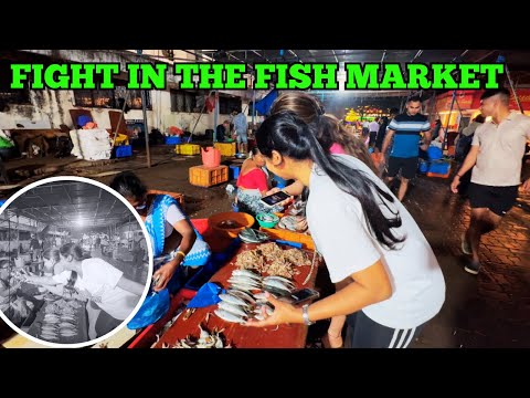 Fight In The Fish Market | Konkani Vlog | Spaina And Angelo