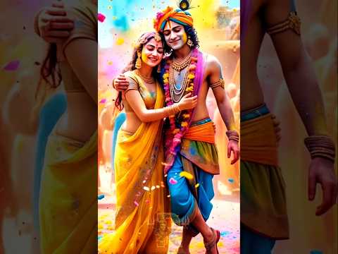 Radha Krishna Holi Status #shorts #radhakrishna #krishna