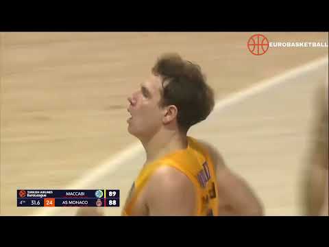 🔥 Rokas Jokubaitis Drops 18 PTS & 5 AST! | Maccabi Tel Aviv vs Monaco | EuroLeague Round 29