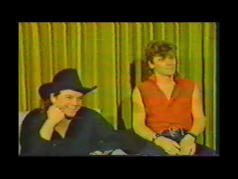 91X TV Show - INXS Michael Hutchence AND Tim Farriss Interview San Diego USA 1984