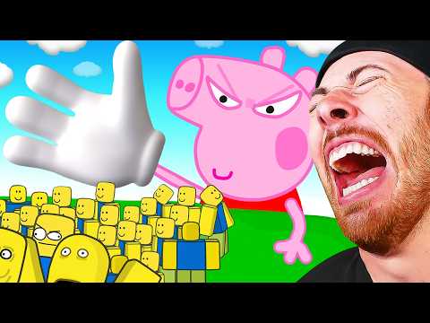 FUNNIEST PEPPA PIG VS 99 ROBLOX CHARACTERS?! (Animations)