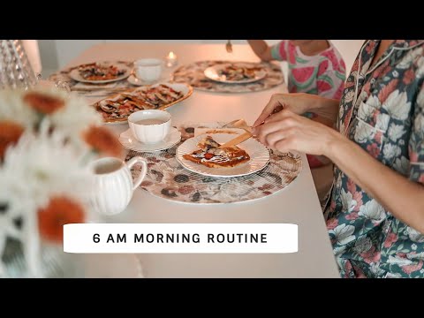 [6 AM DIARIES] Peaceful and Relaxing Morning Routine🍂 How to gently start your day at 6 AM?