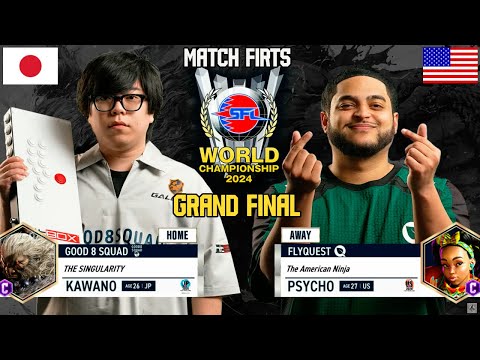 🔥Street Fighter League: World Championship-2024 - KAWANO (akuma) vs. PSYCHO (kimberly) -GRAND FINAL