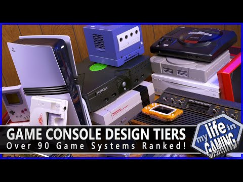 Game Console Design Tiers - Over 90 Game Systems Ranked! / MY LIFE IN GAMING