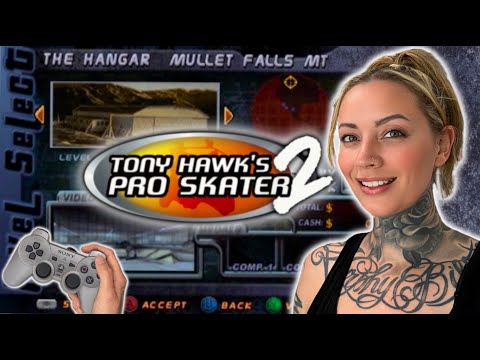 100% Tony Hawk's Pro Skater 2 Playstation Gameplay - The Hangar