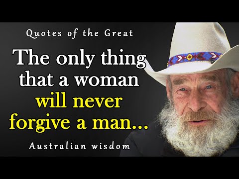 Wise Australian Proverbs and Sayings